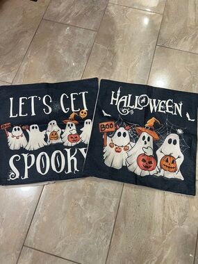 (17) new 2pc Halloween pillow covers